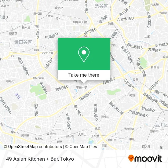 49 Asian Kitchen + Bar map