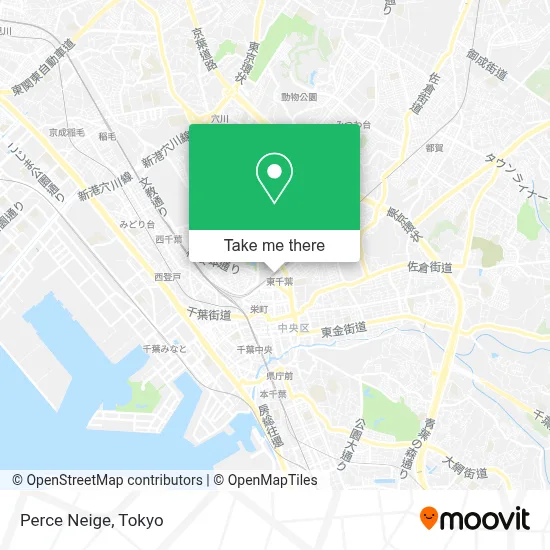 Perce Neige map