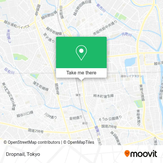Dropnail map