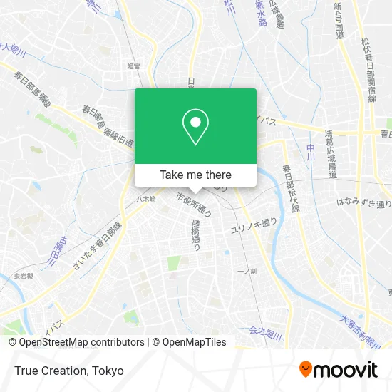 True Creation map