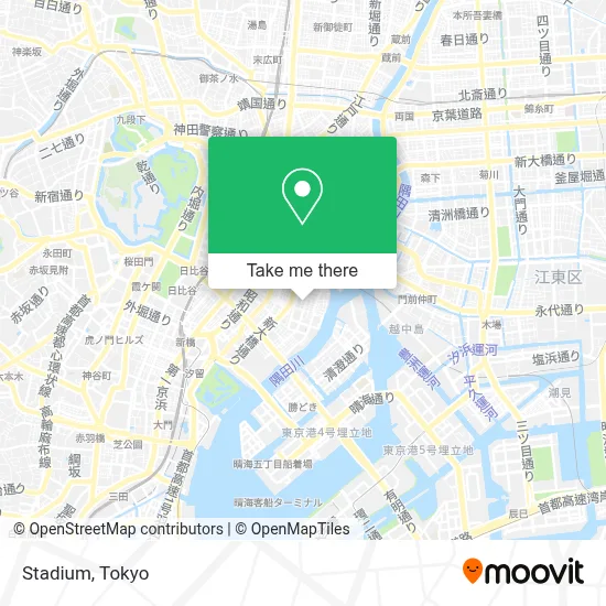 Stadium map