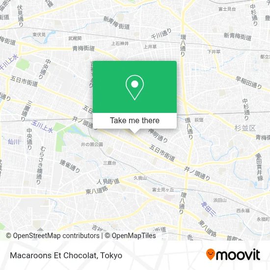 Macaroons Et Chocolat map