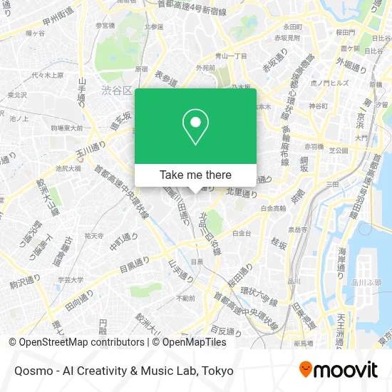 Qosmo - AI Creativity & Music Lab map