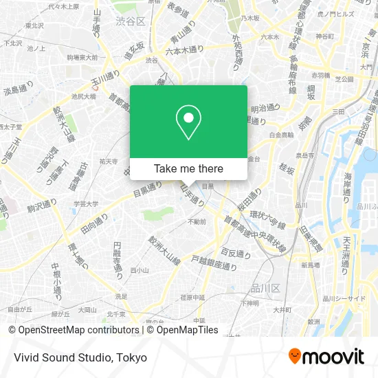 Vivid Sound Studio map