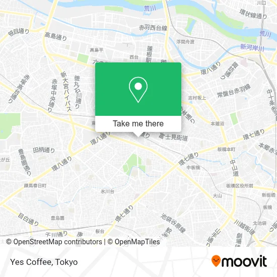 Yes Coffee map