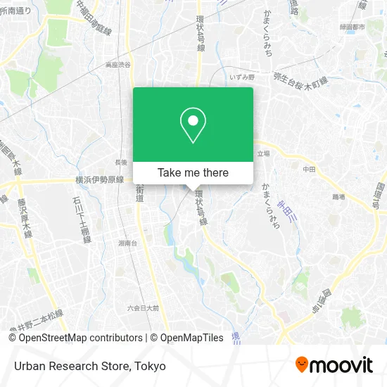 Urban Research Store map