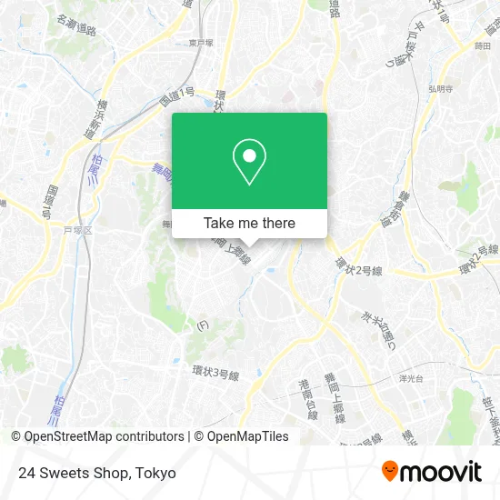 24 Sweets Shop map