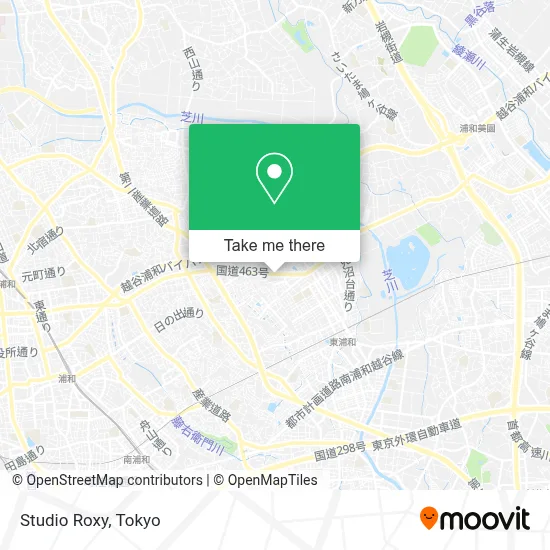 Studio Roxy map