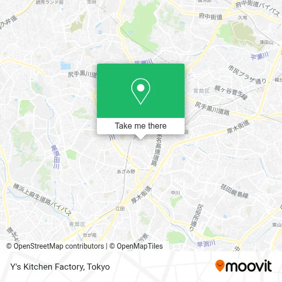 Y's Kitchen Factory map