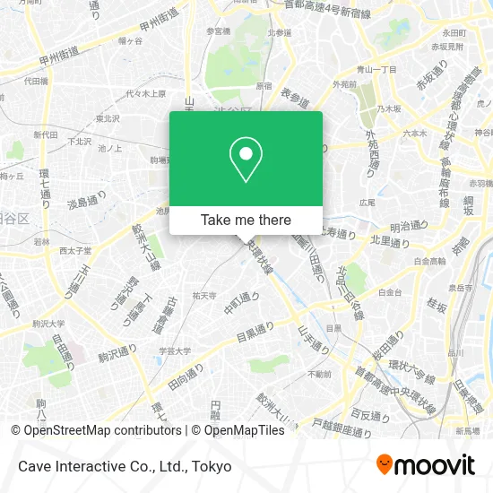Cave Interactive Co., Ltd. map