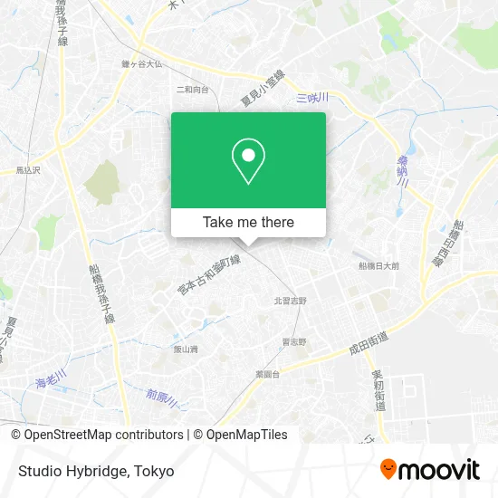 Studio Hybridge map