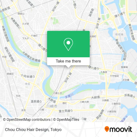 Chou Chou Hair Design map