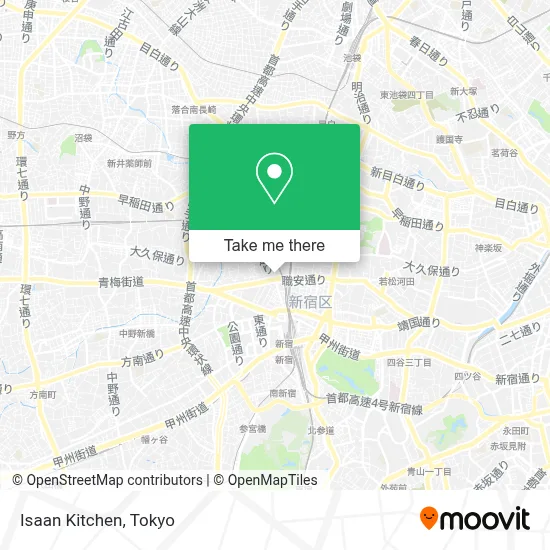 Isaan Kitchen map