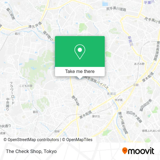 The Check Shop map