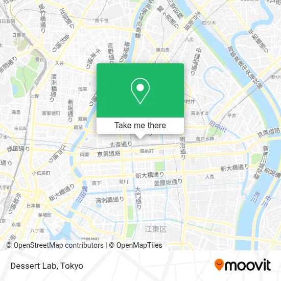 Dessert Lab map