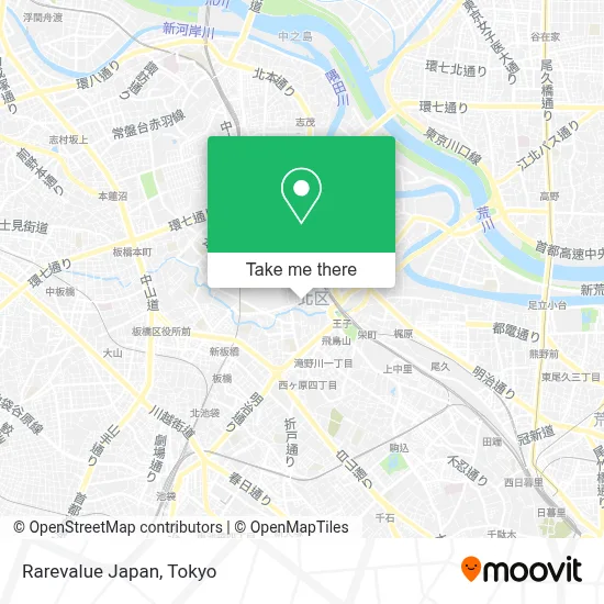 Rarevalue Japan map