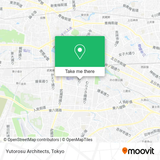 Yutorosu Architects map
