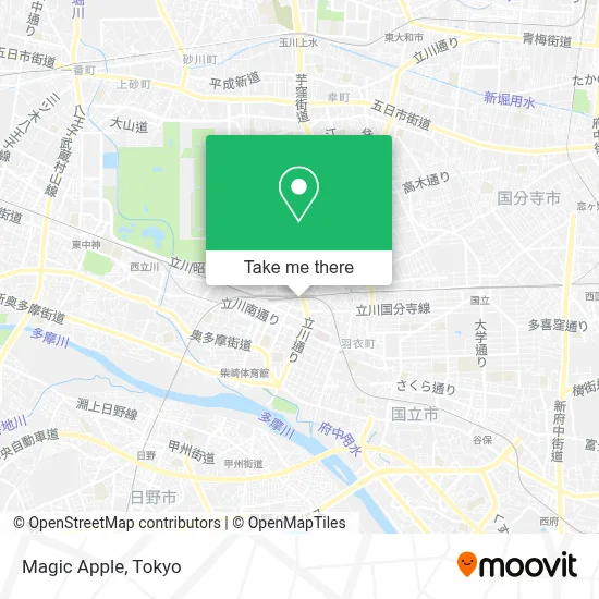 Magic Apple map