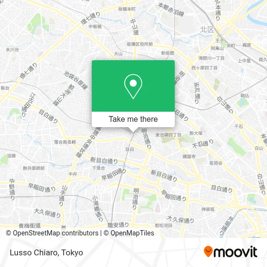 Lusso Chiaro map