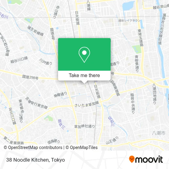 38 Noodle Kitchen map