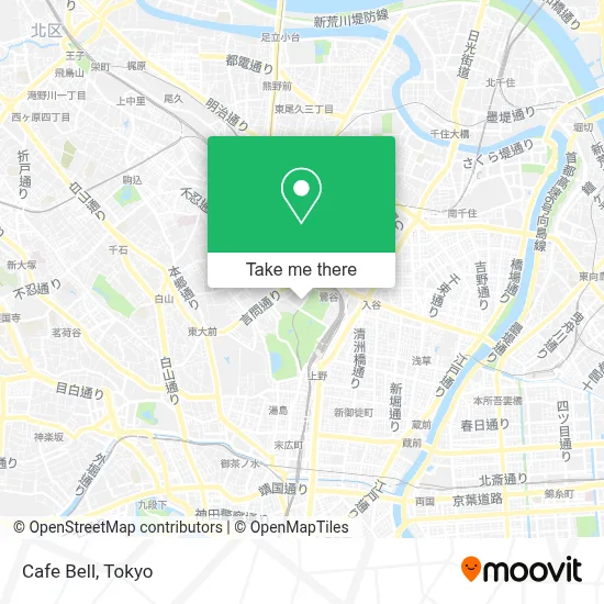 Cafe Bell map