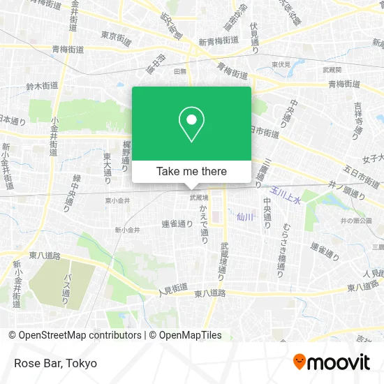 Rose Bar map