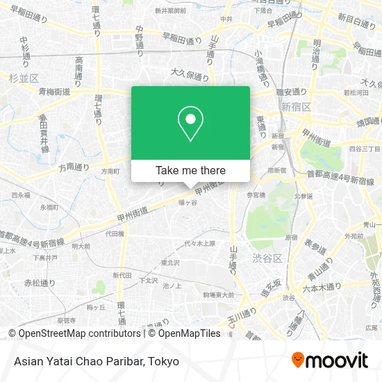 Asian Yatai Chao Paribar map