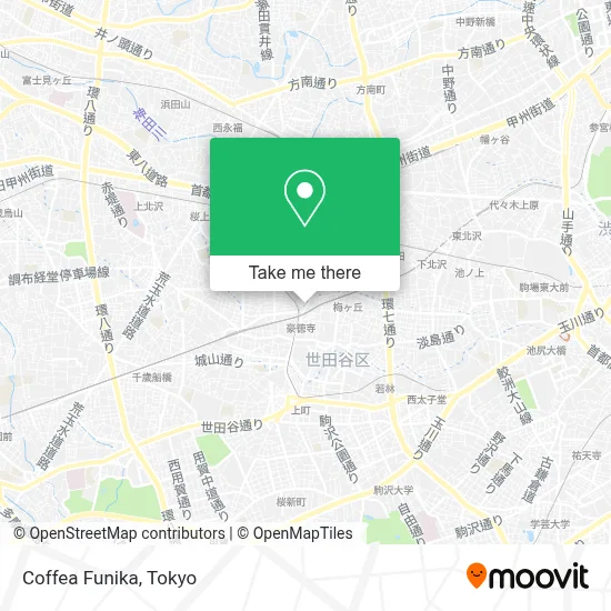 Coffea Funika map