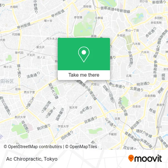 Ac Chiropractic map
