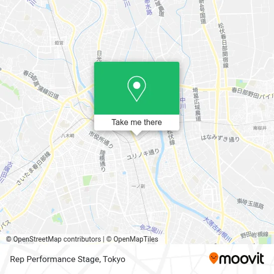 Rep Performance Stage map