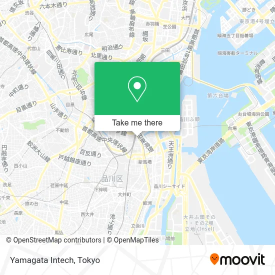 Yamagata Intech map