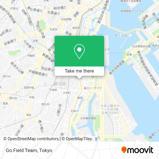 Go.Field Team map