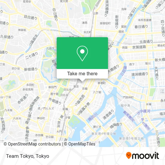 Team Tokyo map