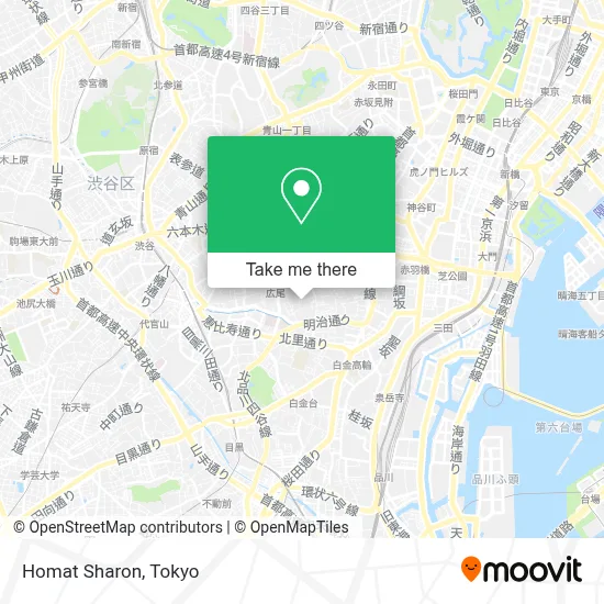 Homat Sharon map