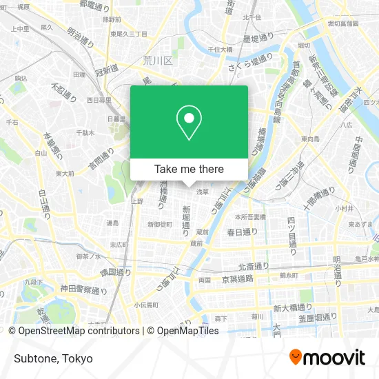 Subtone map