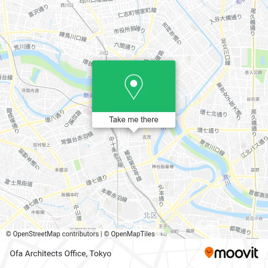 Ofa Architects Office map