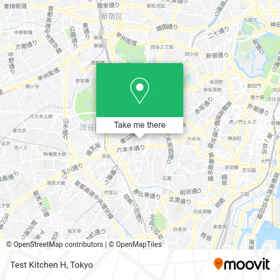 Test Kitchen H map