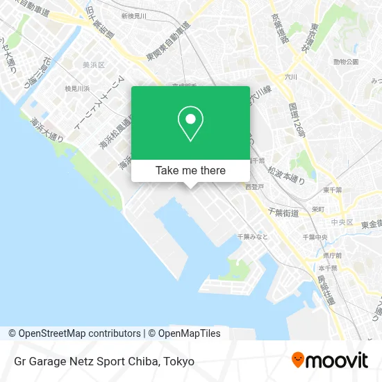 Gr Garage Netz Sport Chiba map