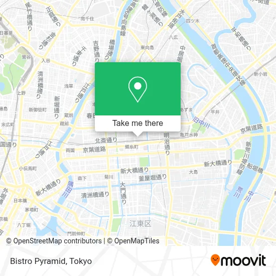 Bistro Pyramid map
