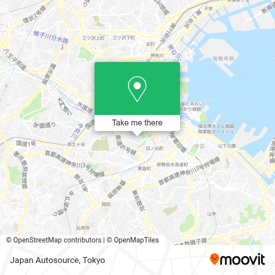 Japan Autosource map