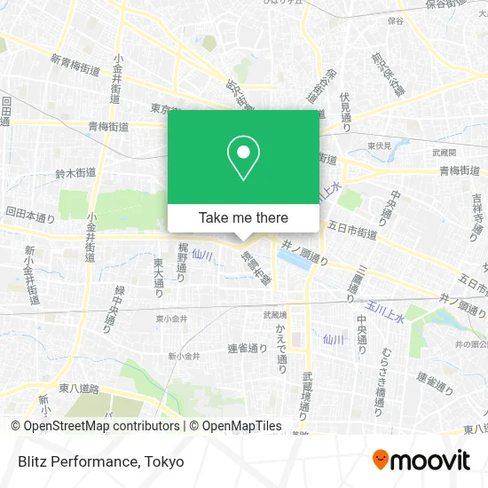 Blitz Performance map