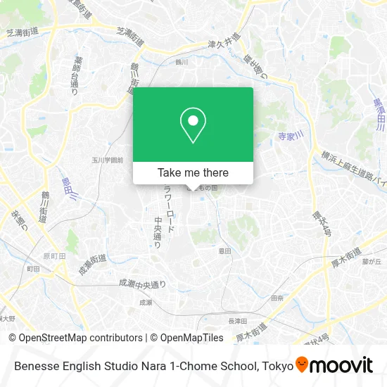 Benesse English Studio Nara 1-Chome School map
