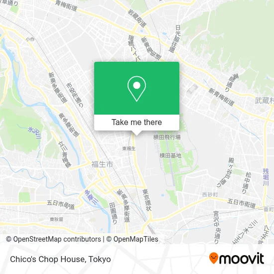 Chico's Chop House map