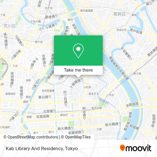 Kab Library And Residency map