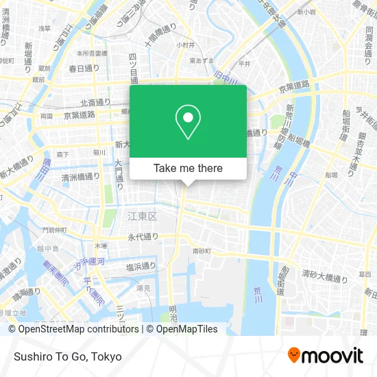 Sushiro To Go map