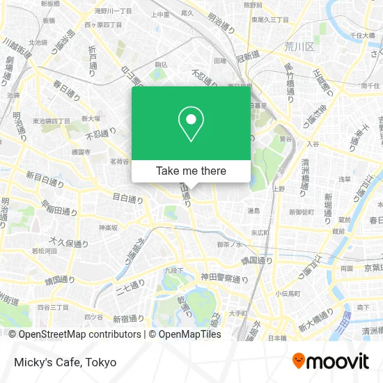 Micky's Cafe map