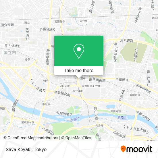 Sava Keyaki map
