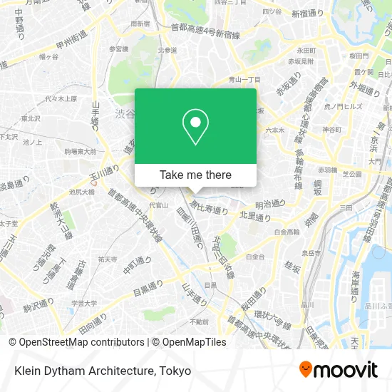 Klein Dytham Architecture map