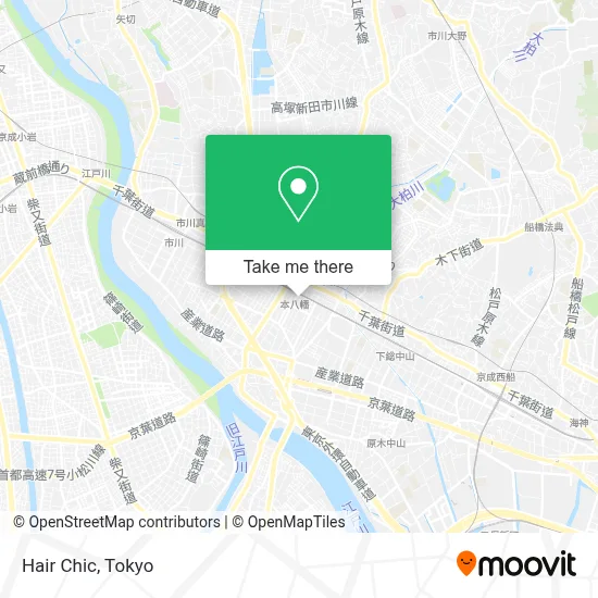 Hair Chic map