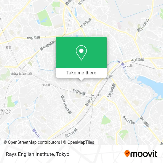 Rays English Institute map